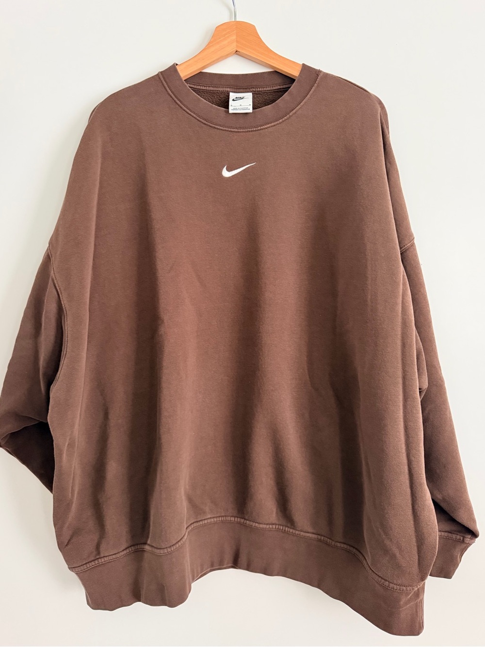 Nike Women's Studio Fleece Medium Weight Oversized Sweatshirt